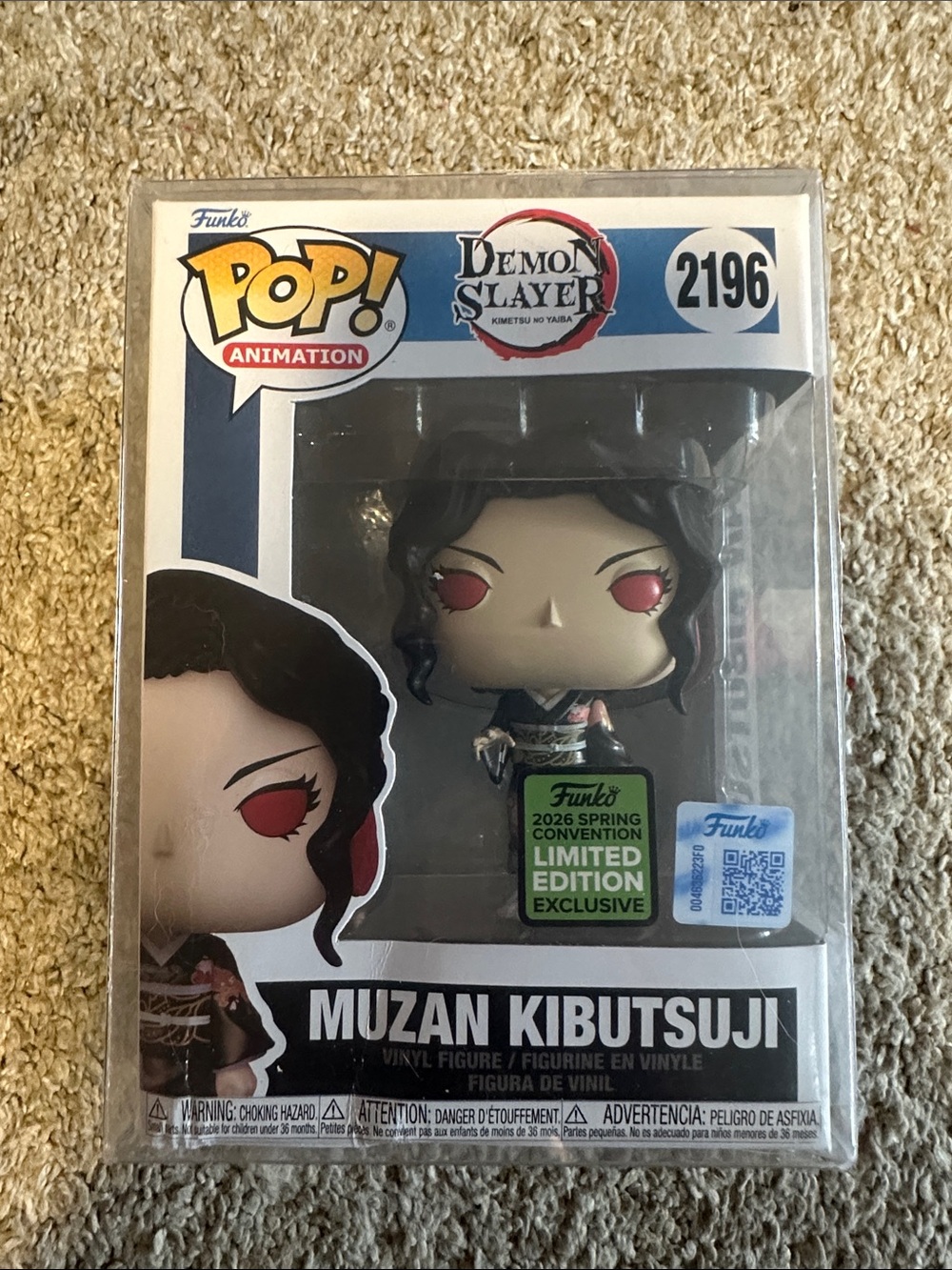 Funko Pop! Muzan Kibutsuji - 2196 Emerald City Comic Con Edition